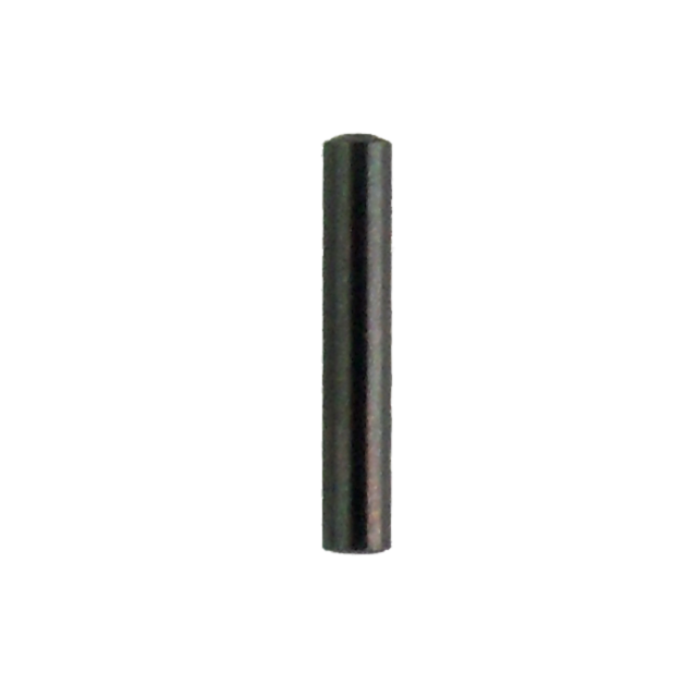 The FLAT SPRING/MAG BRAKE PIN 75/85, a cylindrical black rod reminiscent of a spring, is displayed against a white background.