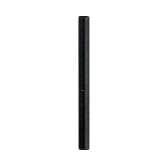 A MAGAZINE BRAKE PIN CZ-40 is centered against a white background, appearing as a vertical black cylindrical object with the sleek form of a pen or thin rod and featuring a smooth, even surface.