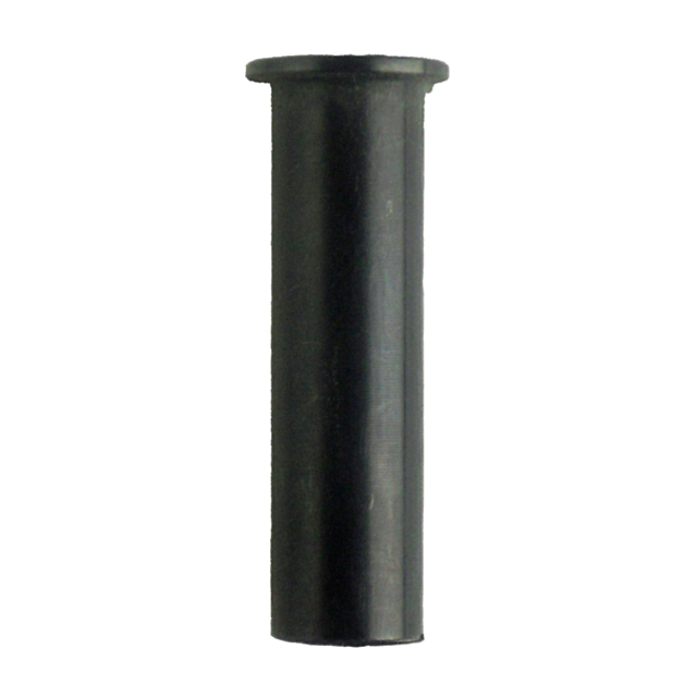 A black cylindrical RECOIL SPRING HOUSING RAMI with a wider top resembling a handle or grip, set against a plain white background.