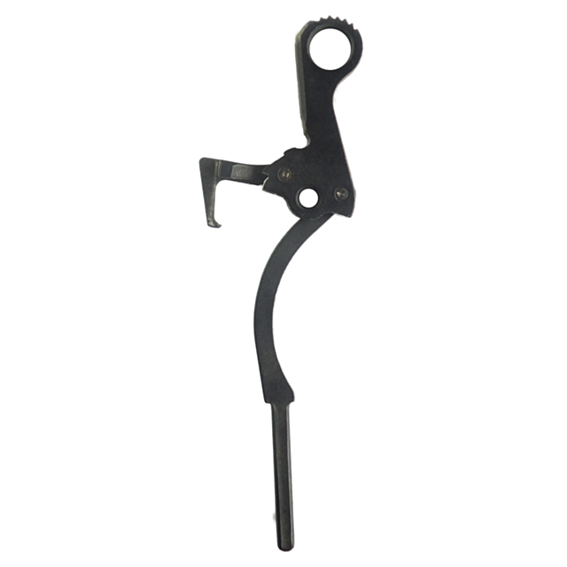 A black alloy mechanical tool known as the HAMMER COMPLETE RAMI, characterized by a curved design, a circular grip at the top, and a protruding hook-like component, designed for specific technical or mechanical applications.