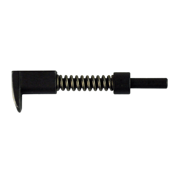 Close-up of a TRIGGER BAR LIFTER ASSEMBLY PHANTOM component, featuring a metal spring plunger with a black end cap and rod. The design includes spring coils around the central rod, complemented by a right-angle lever extending from one end, similar to par