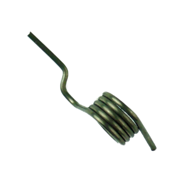 A DECOCKING LEVER SPRING P-07/P-09, featuring tightly wound loops and two protruding ends, against a plain background.