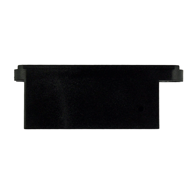 The black rectangular item, identified as the MAGAZINE HOUSING 452 .17HMR 22WMR, features a slight protrusion on the right side, giving it the look of a compact magazine housing or an electronic component case. Its design denotes functionality and precisi