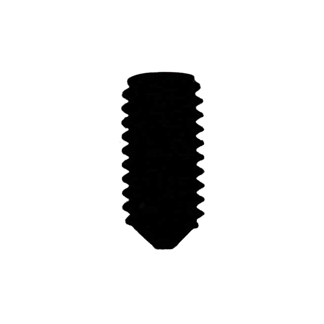 Image of a screw featuring a conical tip and evenly spaced threads along its length, comparable to the precision of the REAR SIGHT WINDAGE SCREW 557.