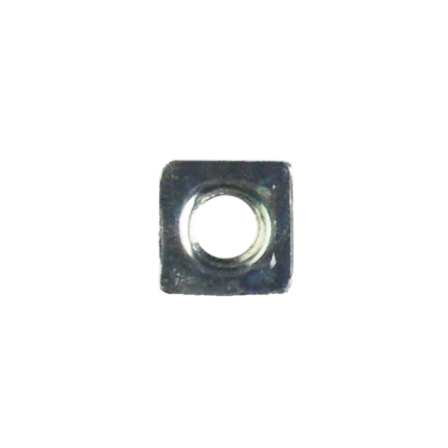 A close-up image of a metallic FOREND BAND NUT FS 452/527/550 with a circular hole in the center. The nut's surface appears smooth and polished, set against a plain white background, resembling precision-engineered components from the series.