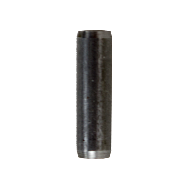 A close-up of a 455 MAG HOUSING INSERT PIN featuring a black cylindrical shape with a slightly shiny surface against a plain background.