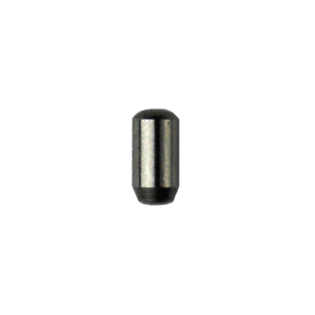 A 512 EXTRACTOR PIN, a small cylindrical metal object with a smooth and shiny surface, is depicted against a plain white background.