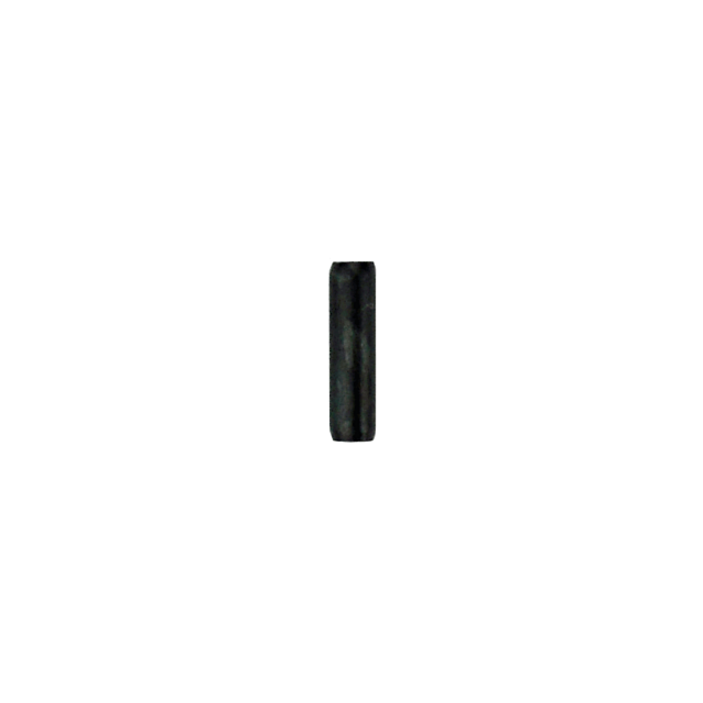 A small, cylindrical black LOCKING PIN EVO set against a white background. It features a smooth surface and appears uniform in thickness, offering enhanced security and precision for fastening applications.