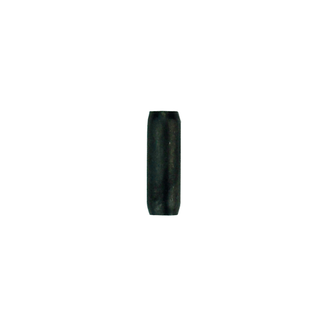A dark, smooth, elongated cylindrical object with rounded ends, resembling the sleek design of a TRIGGER PIN SHORT EVO, is centered against a plain white background.
