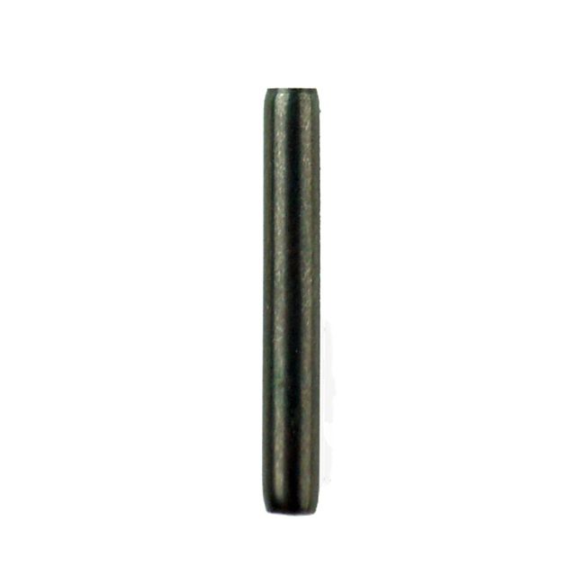 A close-up of a single FRAME PIN FRONT P-07/P-09 dowel, cylindrical and metal, standing vertically against a white background—ideal for P-07/P-09 FRAME assemblies.