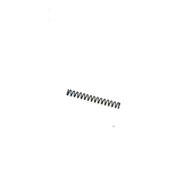The 512 FIRING PIN SPRING NEW STYLE, a compact coiled metal spring for firearms, is displayed centered on a plain white background, highlighting its modern functional design.