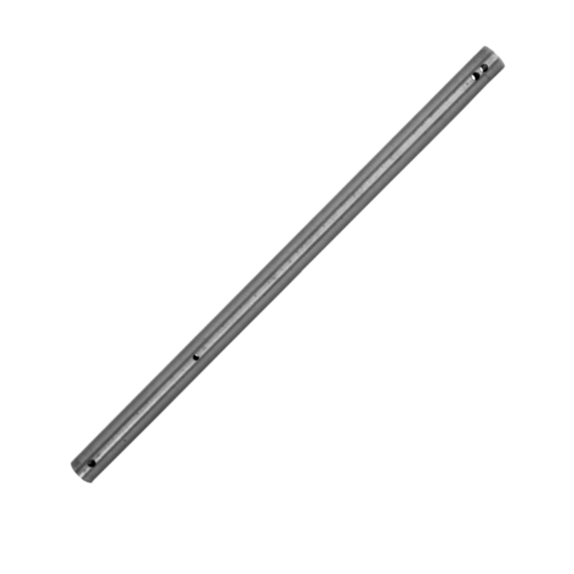 The GUIDE STUD EVO is a long, cylindrical metal rod featuring small holes evenly spaced along its length, resembling a precision guide, set against a plain white background.