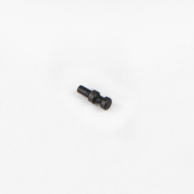 The EJECTOR BREN 2, a compact black metal pin featuring a tapered design and a flat, circular head, is displayed in the center of a plain white background.
