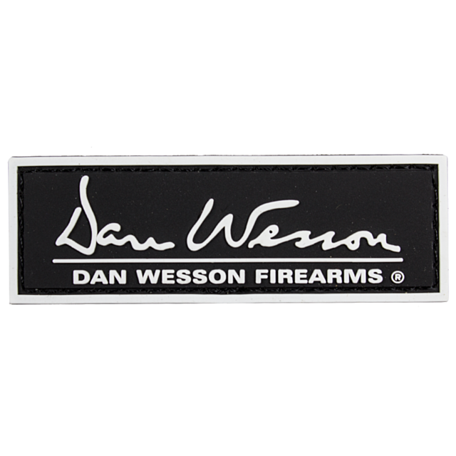 DAN WESSON 1" x 3" PATCH, BLACK