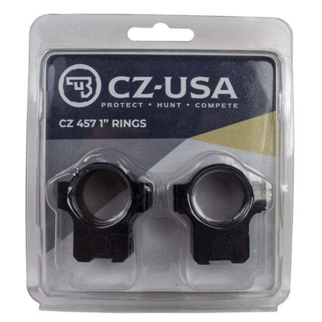 CZ 457 1 INCH ALUMINUM RINGS, 11MM DOVETAIL