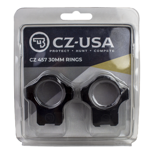 CZ 457 30MM ALUMINUM RINGS, 11MM DOVETAIL