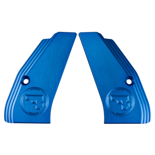 ALUMINUM GRIPS SMOOTH COMPACT BLUE CZUB