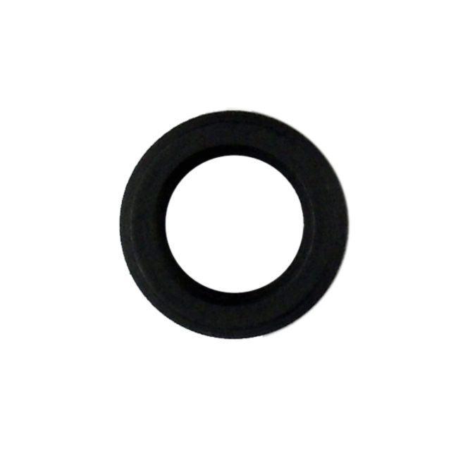 A round, black 512 Striking Hammer Bushing made of rubber, featuring a central hole and resembling a gasket or seal, is displayed against a white background.