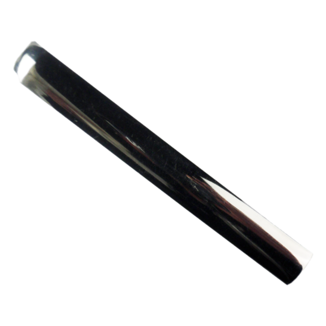 A sleek, reflective black metal cylinder with a rounded end on a white background, akin to a pen or rod, subtly mirrors the precision and craftsmanship of the EXTRACTOR .223 LEFT HAND.