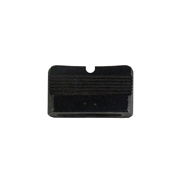 The black metal blade, featuring a notched top edge and a grooved upper half, is reminiscent of the REAR SIGHT 527 #4. Its smooth lower half with two small indents indicates that it could be a component of this precision tool.