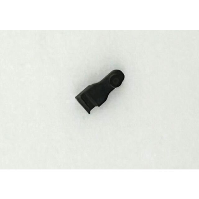 The Extractor CZ 600, a small black plastic component, resembling a hook or connector, is set against a plain white background.