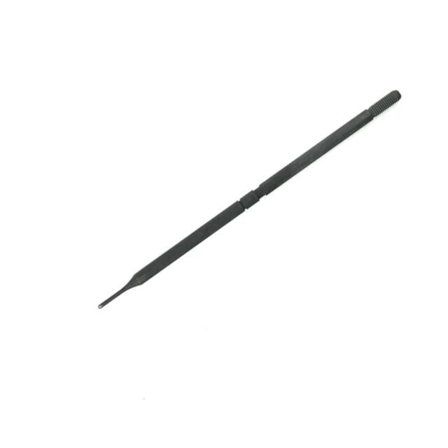 The Firing Pin CZ 600 Mini is a black metal tool featuring a thin pointed tip on one end and threads on the other, shown against a white background.