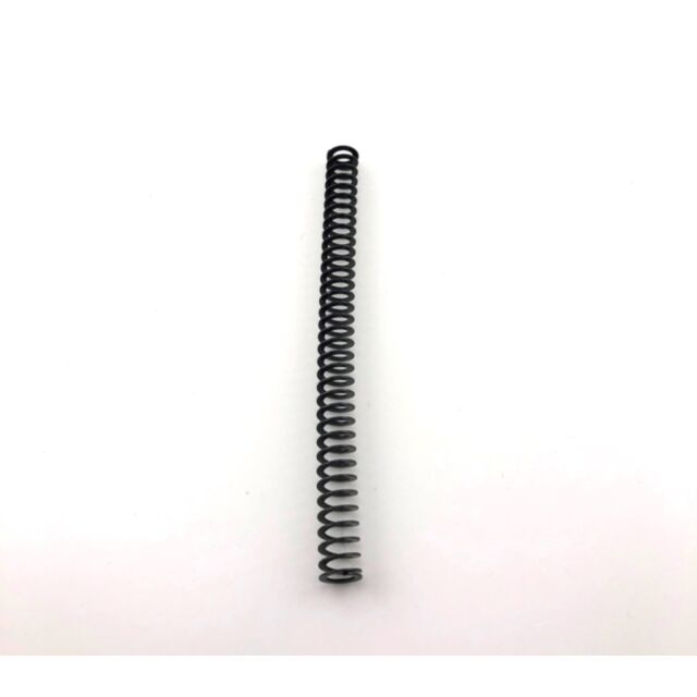 A black Flat wire 5" 11 lb Recoil spring is positioned horizontally on a plain white background.