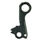 The HAMMER OMEGA is a metal tool designed in the shape of a key, featuring an OMEGA symbol with multiple ring holes and jagged edges, intended for versatile utility purposes like opening bottles or turning screws.