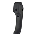 The TRIGGER TAC SPORT/IPSC, a black curved metallic component with multiple holes, is displayed against a white background, suitable for TAC SPORT applications or IPSC training.